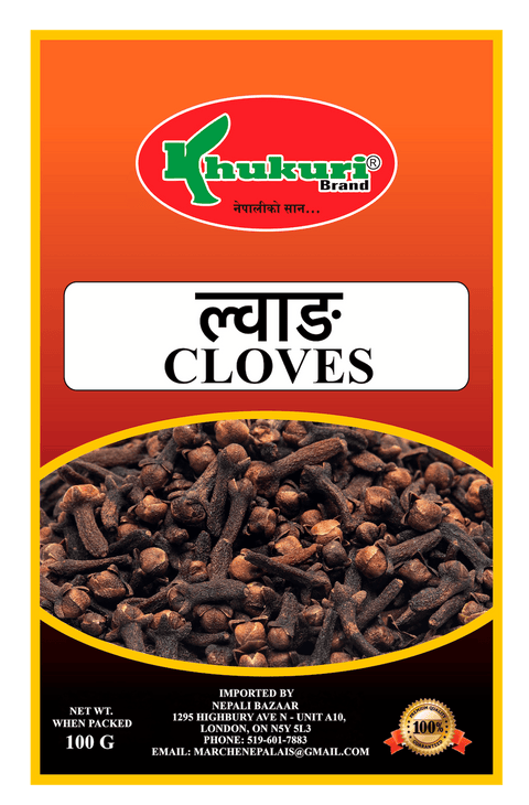 A packet of Cloves from Khukuri of 100g