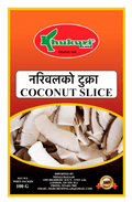 A packet of Coconut Slices of 100g