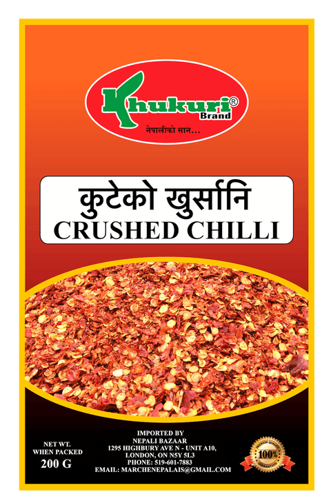 A packet of Crushed Chilli of 200g