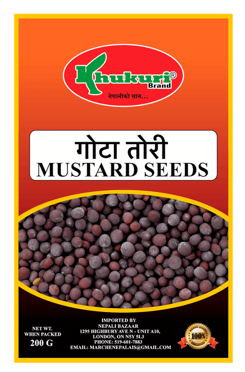 A packet of Yellow Mustard Seeds of 200g