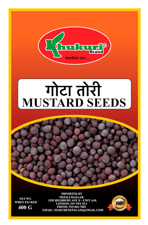 A packet of Yellow Mustard Seeds of 400g
