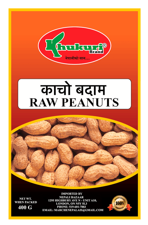 A packet of Raw Peanuts of 400g