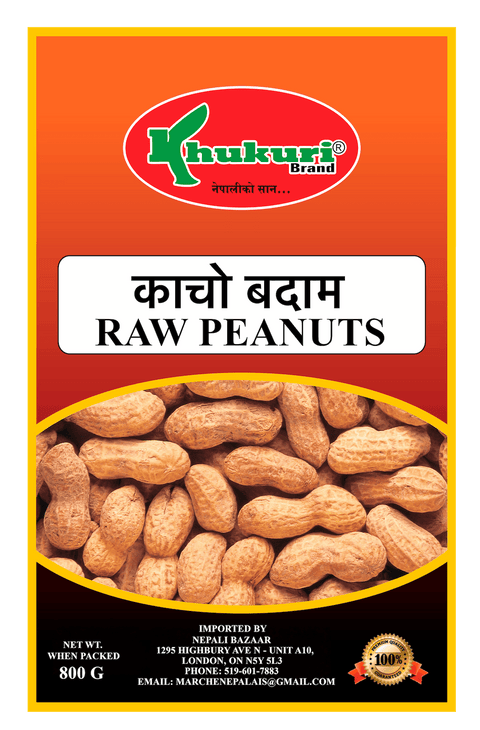 A packet of Raw Peanuts of 800g