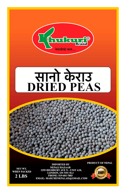 A packet of Saano Kerau (Dried Peas) of 2 lbs