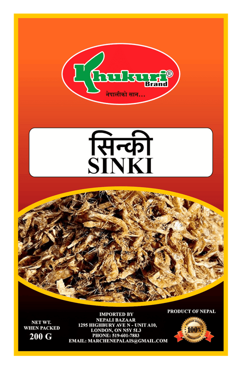 A packet of Sinki (Fermented Radish) of 200g