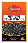 A packet of Urad Whole Dal of 4 lbs
