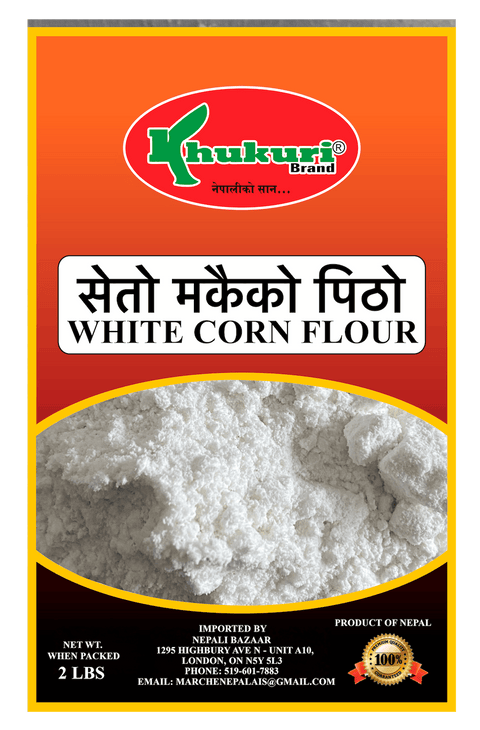 A packet of White Corn Flour of 2 lbs
