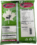 A packet of White Corn Grits of 2 lbs showing nutrition facts
