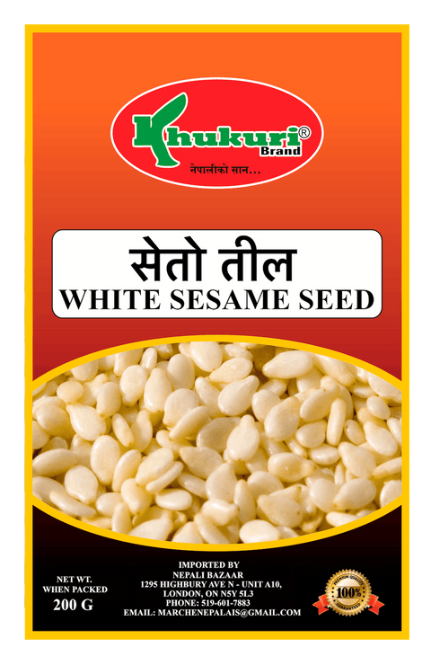A packet of White Sesame Seeds of 200g