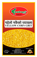 A packet of Yellow Corn Grits of 2 lbs