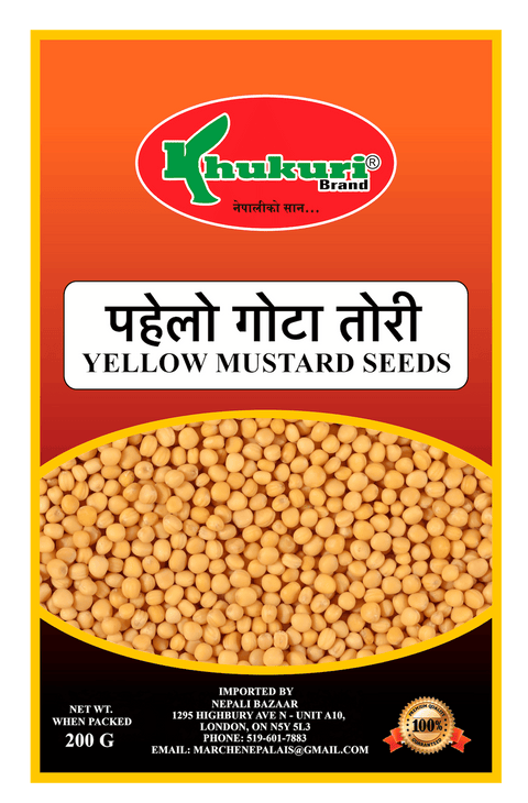 A packet of Yellow Mustard Seeds of 200g