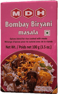 A packet of Bombay Biryani Masala from MDH of 100g