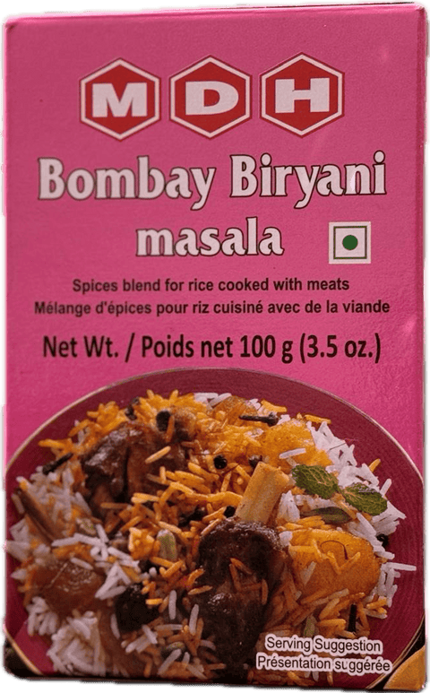 A packet of Bombay Biryani Masala from MDH of 100g