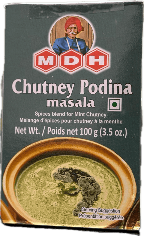 A packet of Chutney Podina Masala from MDH of 100g