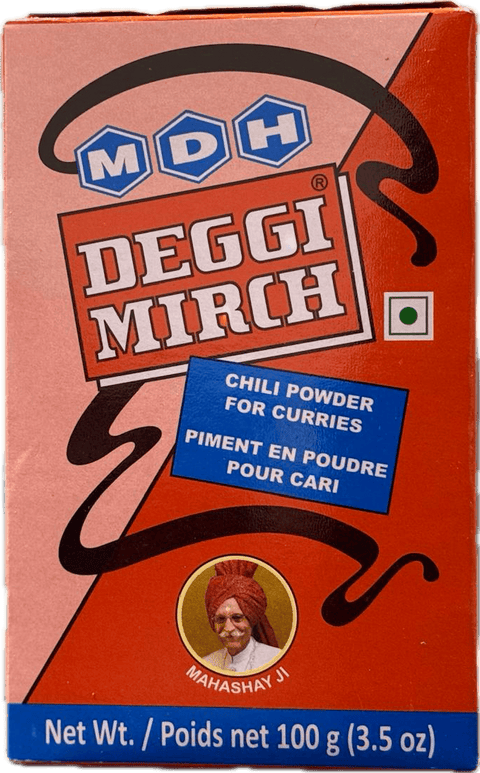 A packet of Deggi Mirch Masala from MDH of 100g