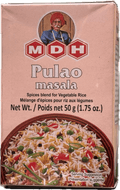A packet of Pulao Masala from MDH of 50g
