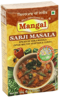 A packet of Sabji Masala from Mangal of 50g