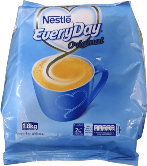 A packet of Everyay Tea Whitening from Nestle of 1.8 kg