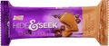 A packet of Hide and Seek Choco Rolls from Parle of 125g
