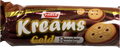 A packet of Kreams Gold Chocolate from Parle of 66.72g