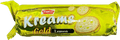 A packet of Kreams Gold Lemon from Parle of 66.72g