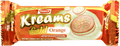 A packet of Kreams Gold Orange from Parle of 66.72g