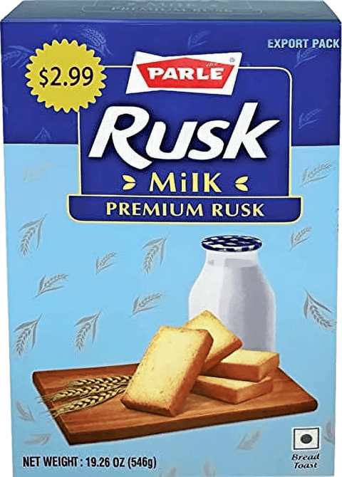 A packet of Milk Rusk from Parle of 546g