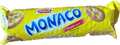 A packet of Monaco Classic from Parle of 63.3g