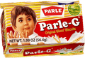 A packet of Parle-G from Parle of 56.4g