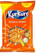A packet of Kurkure Masala Munch Chips from PepsiCo India of 20g