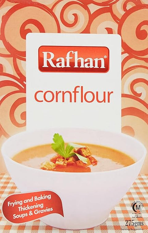 A packet of Corn Flour from Rafhan of 275g
