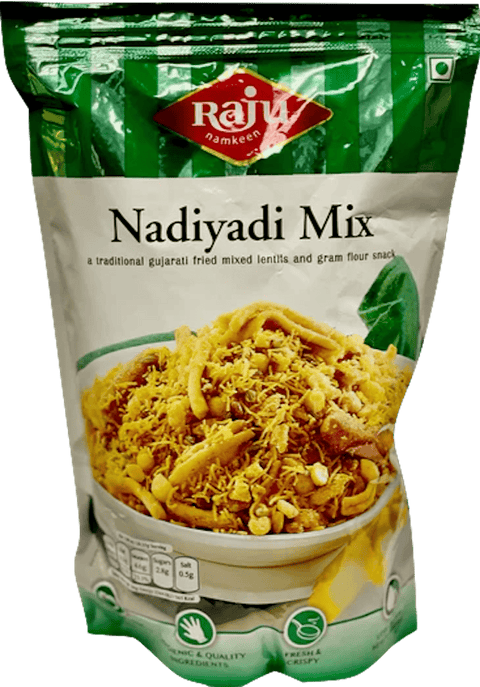 A packet of Nadiyadi Mix from Raju of 400g