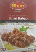 A packet of Bihari Kabab Masala from Shan of 50g