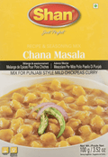 A packet of Chana Masala from Shan of 100g
