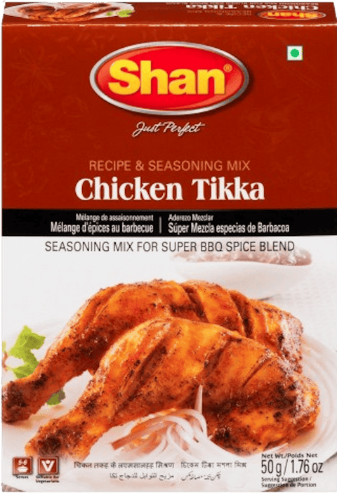 A packet of Chicken Tikka Masala from Shan of 50g