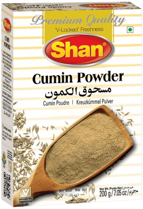 A packet of Cumin Powder from Shan of 200g