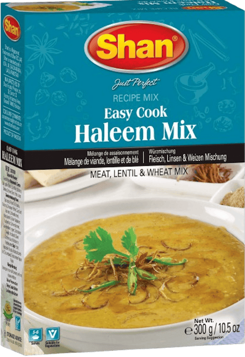 A packet of Easy Cook Haleem Mix Masala from Shan of 300g
