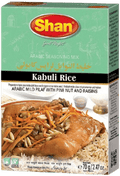 A packet of Kabuli Rice Masala from Shan of 70g