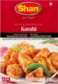 A packet of Karahi Masala from Shan of 50g
