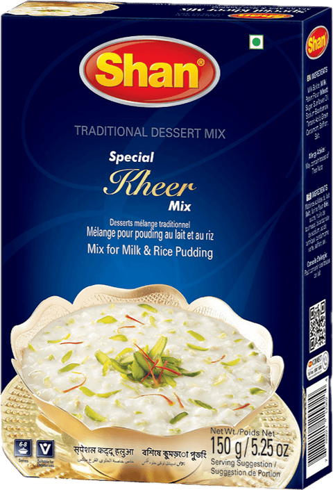 A packet of Kheer Mix from Shan of 150g
