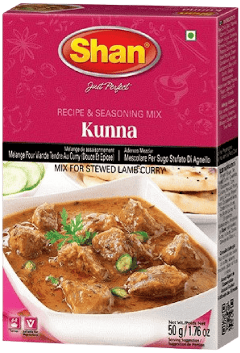 A packet of Kunna Masala from Shan of 50g