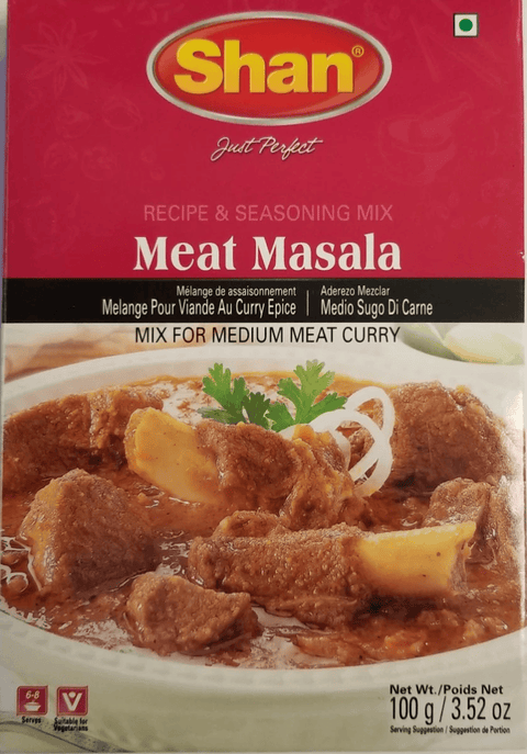 A packet of Meat Masala from Shan of 100g