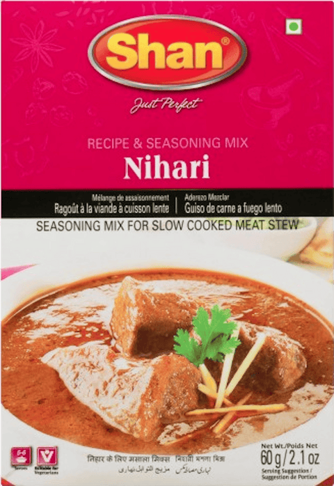 A packet of Nihari Masala from Shan of 60g
