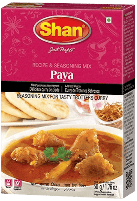 A packet of Paya Masala from Shan of 50g