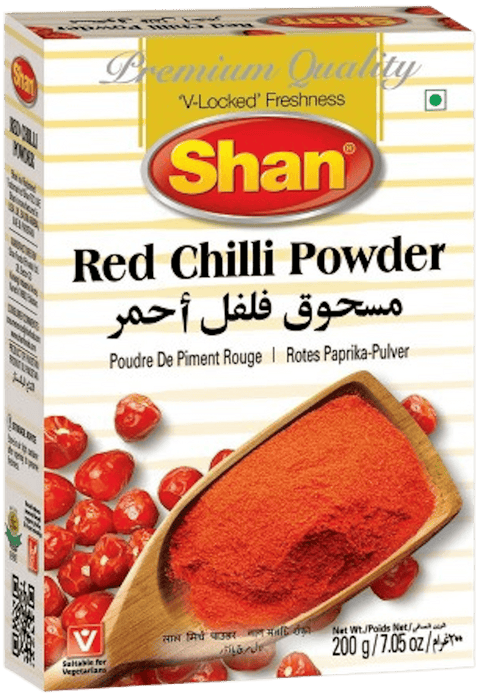 A packet of Red Chilli Powder from Shan of 200g
