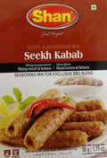A packet of Seekh Kabab Masala from Shan of 50g