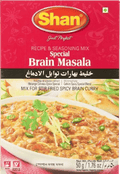 A packet of Special Brain Masala from Shan of 50g
