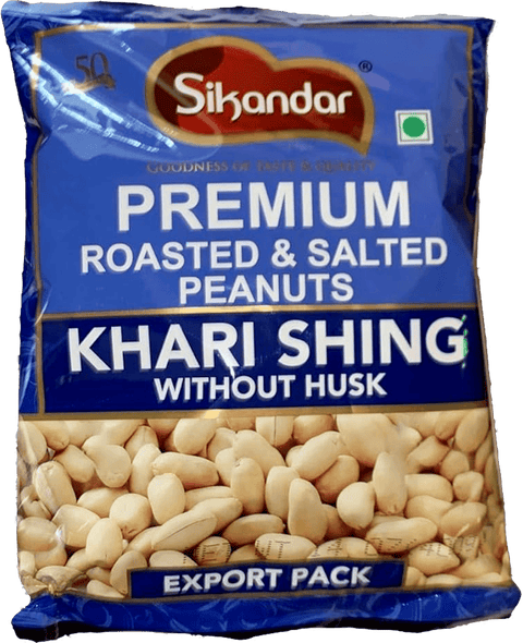 A packet of Roasted and Salted Peanuts without skin from Sikandar of 400g