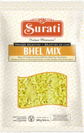 A packet of Bhel Mix from Surati of 300g
