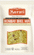 A packet of Bombay Bhel Mix from Surati of 341g